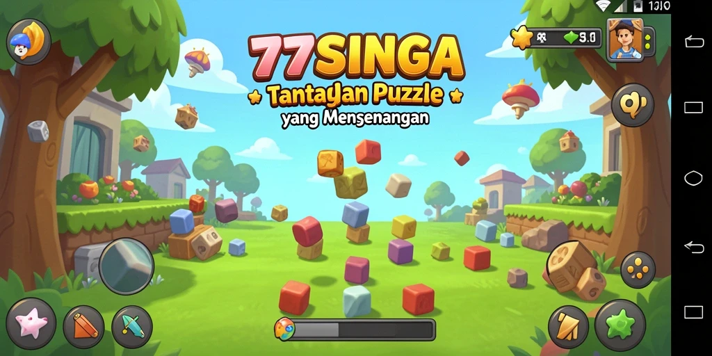 Tampilan gameplay mengasyikkan dari 77SINGA dalam genre Puzzle.