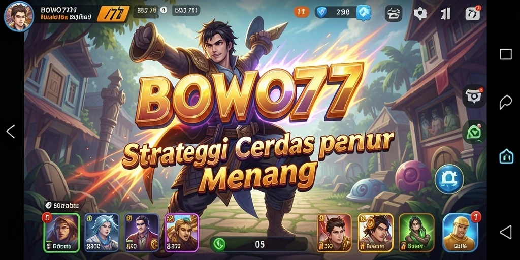 Tampilan gameplay <strong>BOWO77</strong> yang seru dan strategis.