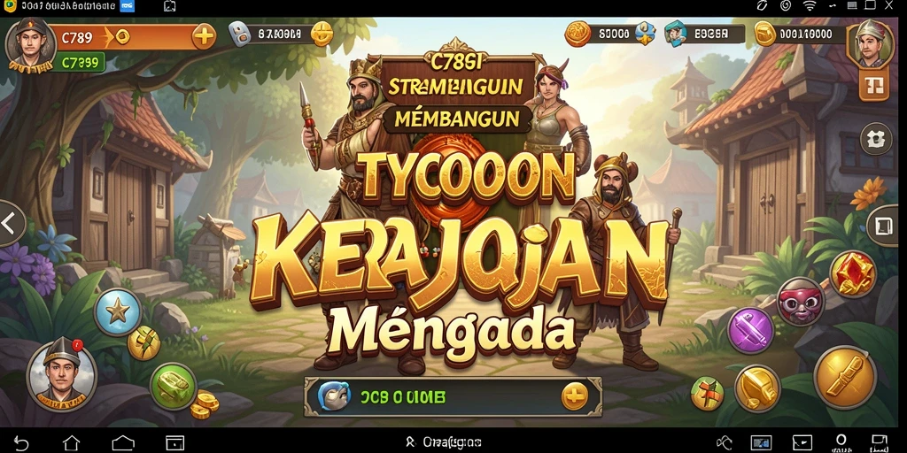 Screenshot C789 menampilkan momen seru dalam membangun kerajaan Tycoon.