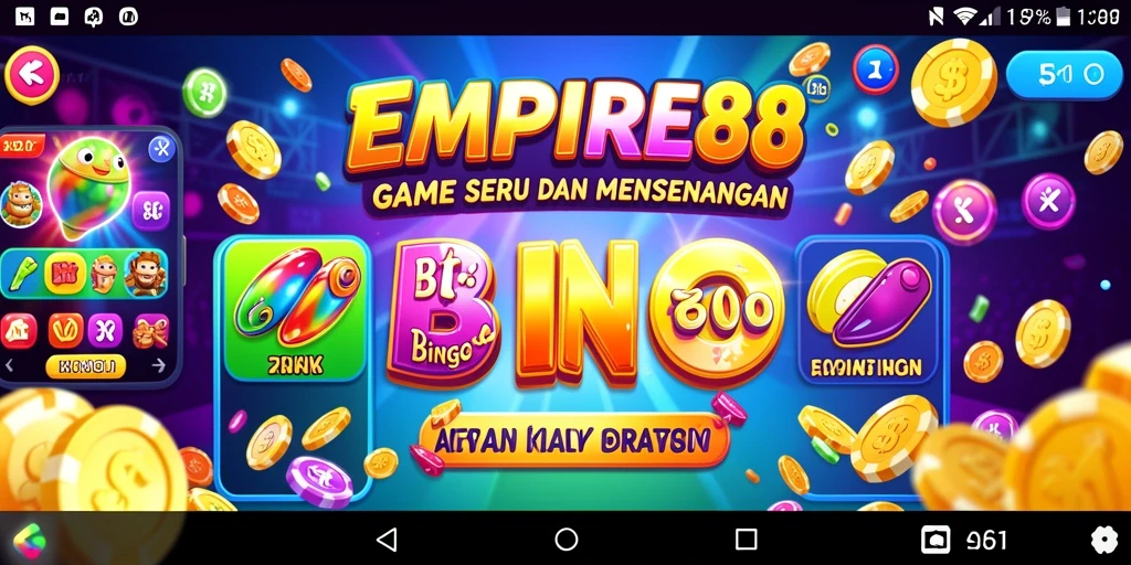 Tampilan gameplay Bingo yang menarik di EMPIRE88.