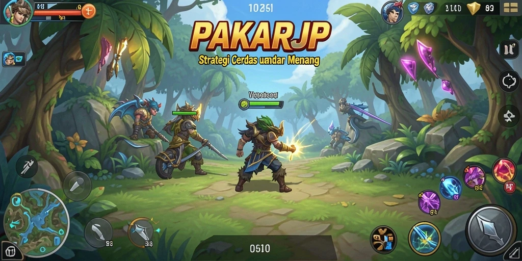 Tampilan gameplay menarik dari PAKARJP dengan aksi strategi menegangkan.