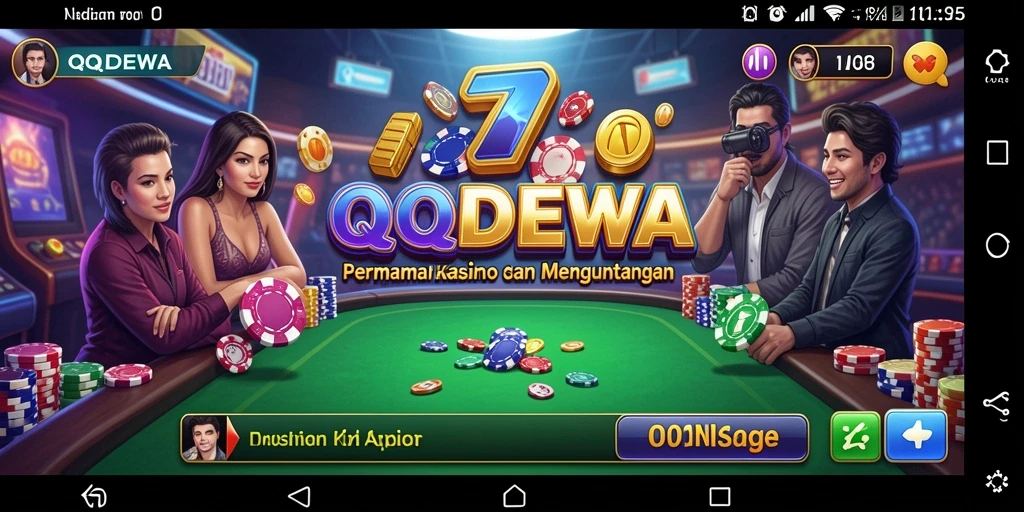 Tampilan menarik saat bermain kasino di QQDEWA.