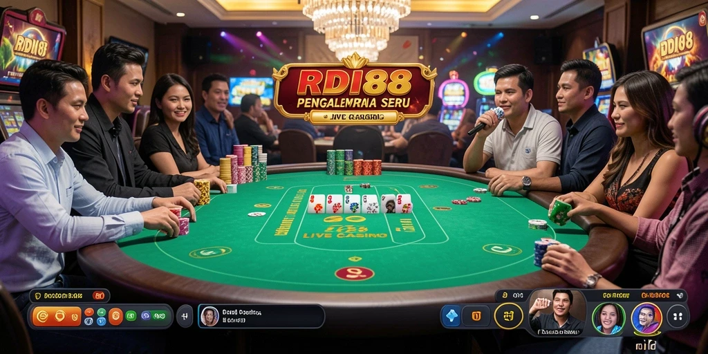 Tampilan gameplay seru di RDI88 Live Casino yang interaktif.