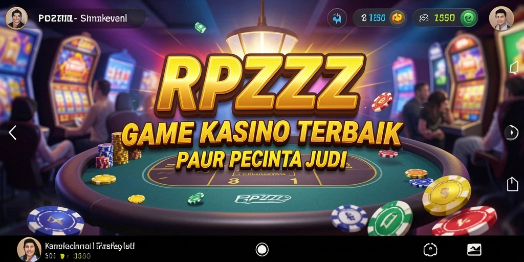 Tampilan screenshot gameplay RPZZZ dengan suasana Kasino yang mendebarkan.