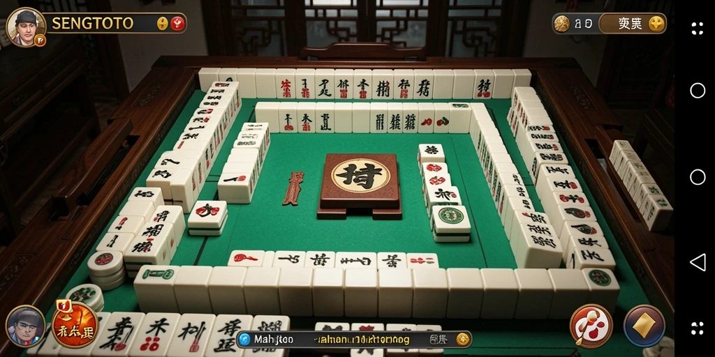 Tampilan seru dari permainan Mahjong SENGTOTO dengan grafis menawan.