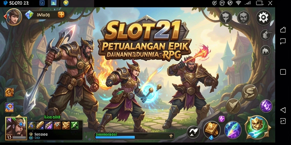 Tampilan gameplay slot yang mendebarkan dan penuh aksi.