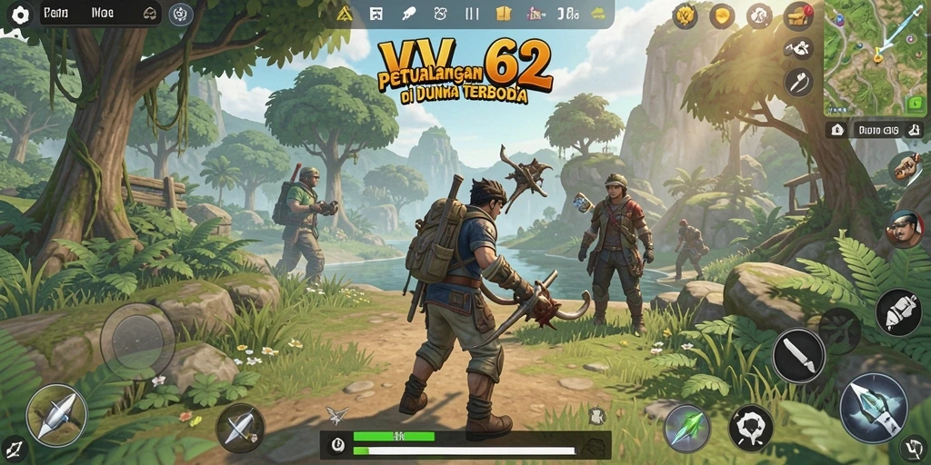 Screenshot menampilkan gameplay seru di dunia terbuka VV62.